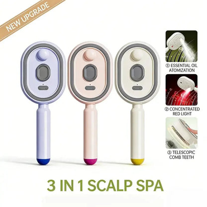 3-in-1 Scalp Spa: Red Light & Misting Detangler