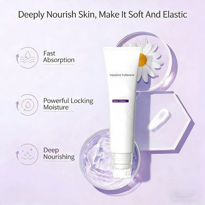 Reduces Wrinkles and Double Chin,Five Rollers for All Around Massage,Neck Firming Cream