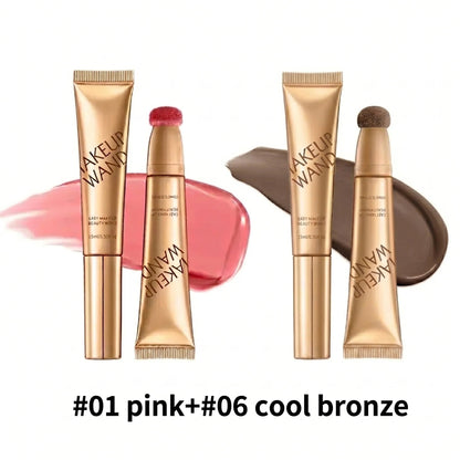 🎁LAST DAY BUY 1 GET 1 FREE 💖Blush Wand & Contour Wand Duo