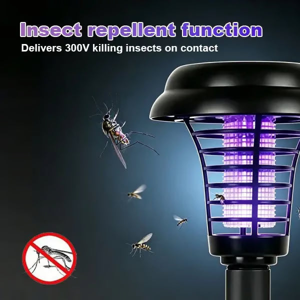 ☀️Solar Mosquito Zapper Light ✨– Outdoor Garden Stake Lamp, UV Insect Killer & Solar Pathway Light🦟🚫