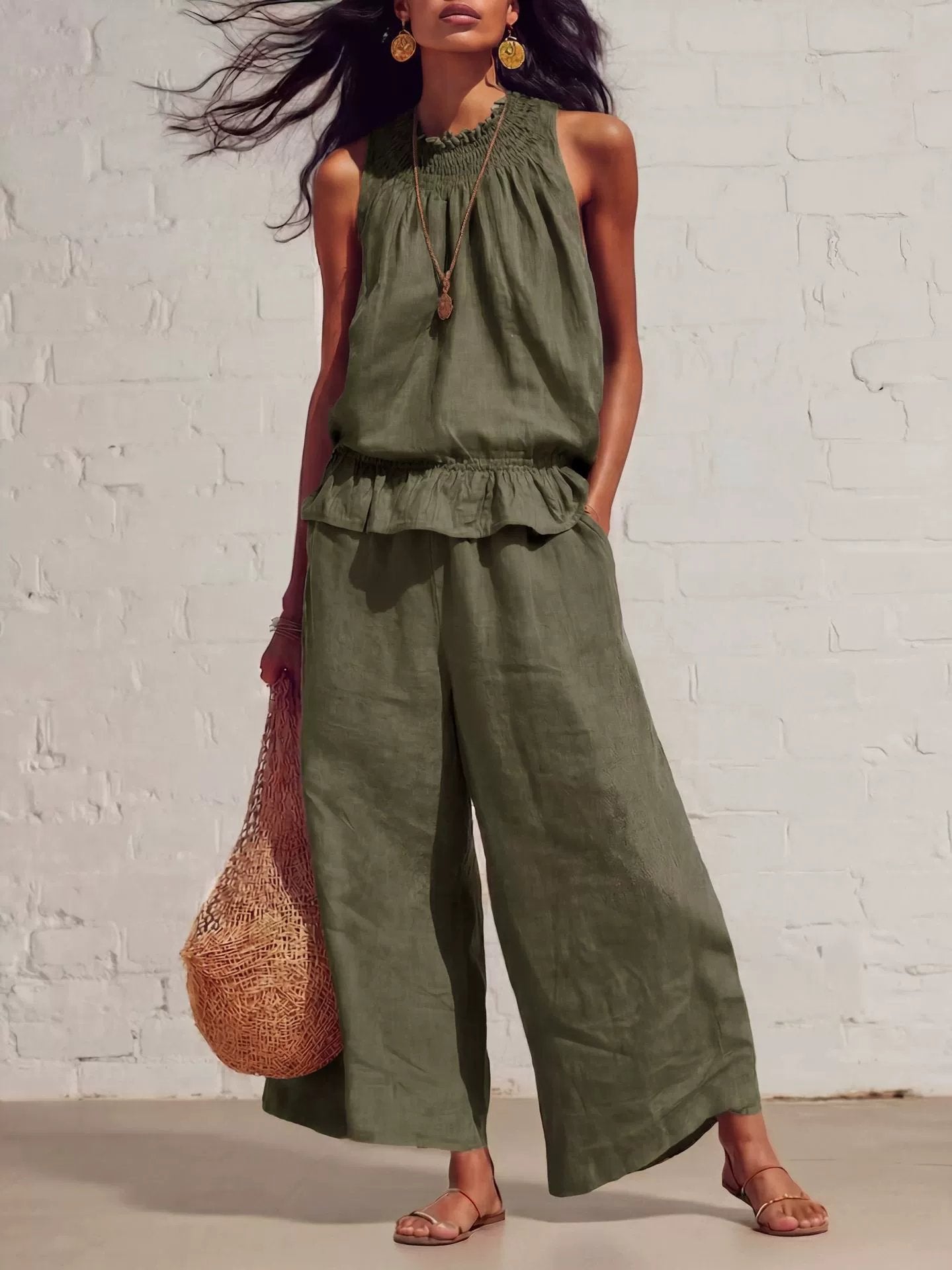 Women's Breathable Casual Summer Two-Piece Outfit