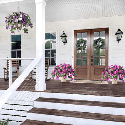 🔥Silk Artificial Petunias for Spring – UV Resistant, Long-Lasting Colors