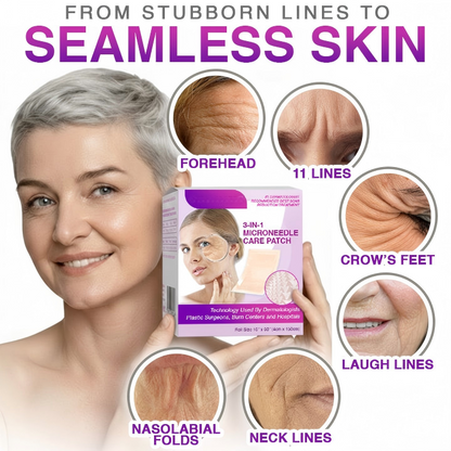 3-in-1 Microneedle Anti-Aging Patch