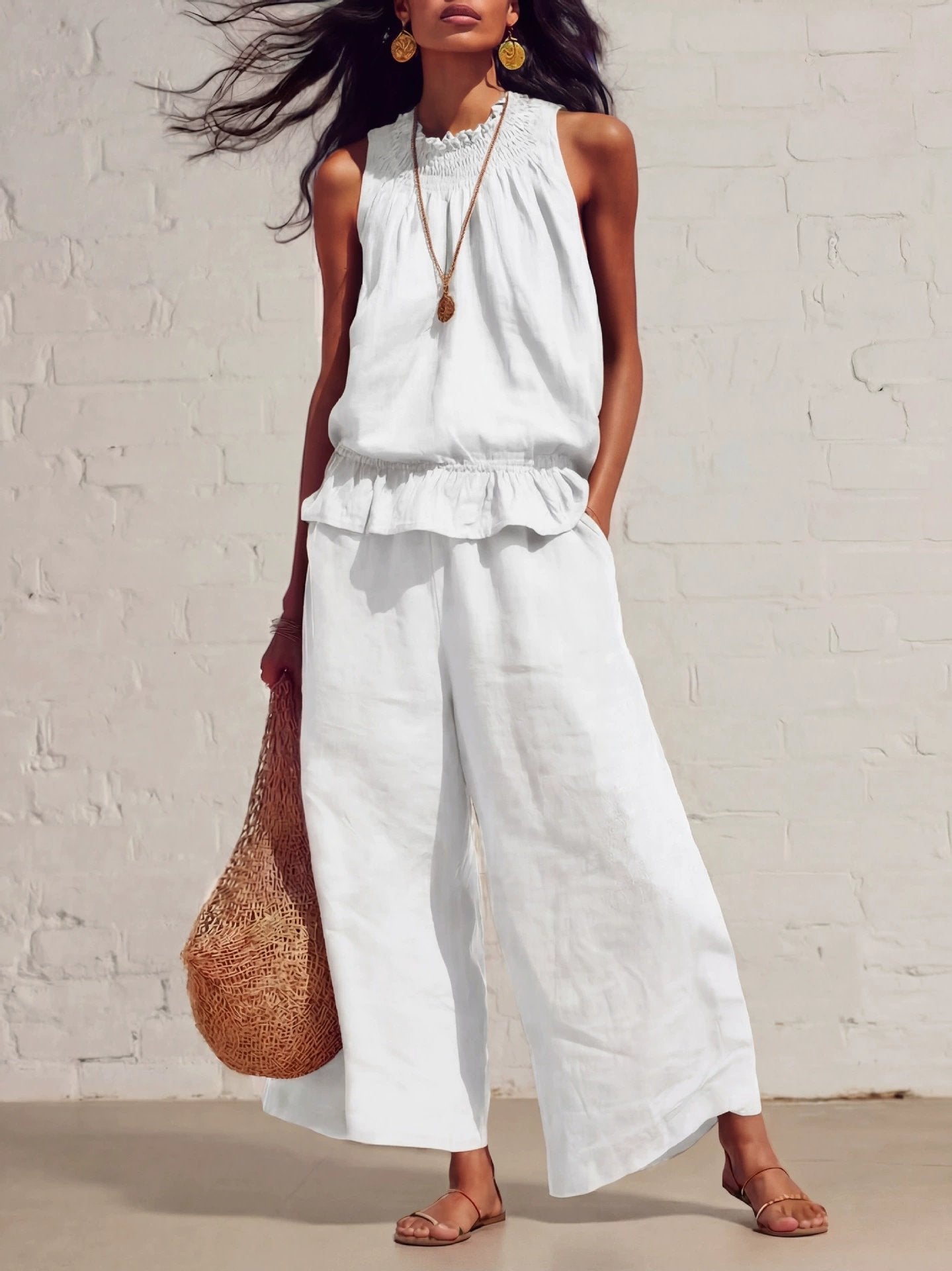 Women's Breathable Casual Summer Two-Piece Outfit