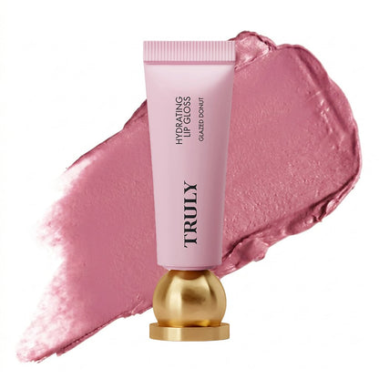 Hydrating Lip Gloss - High Shine & Tinted, Infused with Hyaluronic Acid, Jojoba Oil & Shea Butter