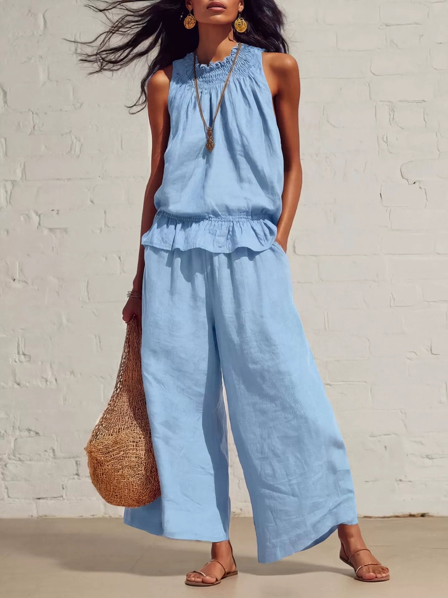 Women's Breathable Casual Summer Two-Piece Outfit