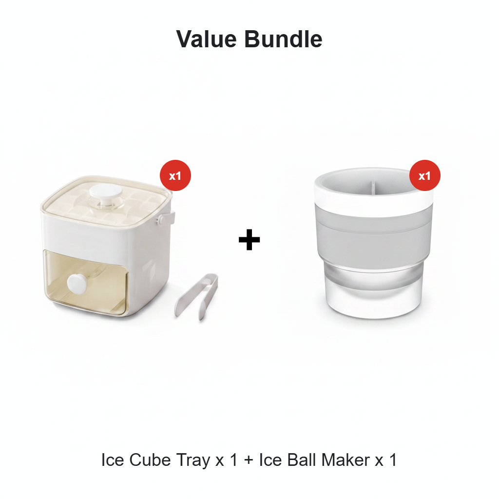 🔥Ice Cube Tray+ Ice Ball Maker