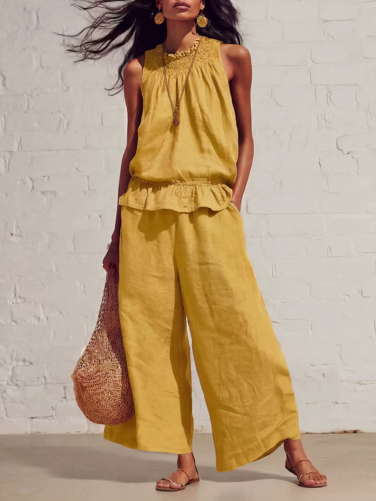 Women's Breathable Casual Summer Two-Piece Outfit