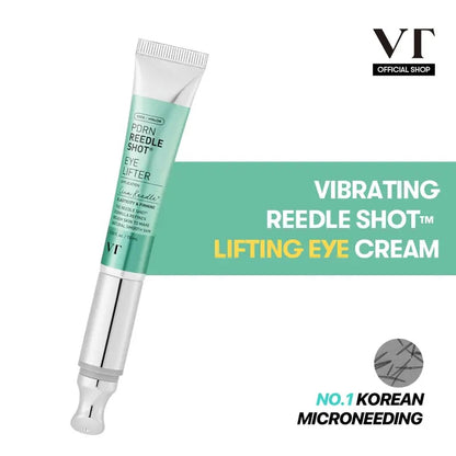 [VT Official Authentic] VT Reedle Shot Lifting & Firming Eye Cream | Vibrating Massage Eye Cream | Anti-Aging, Dark Circle Reduction, Deep Penetration Formula | Brightening, Firming, Anti-Aging, Reduces Dark Circles